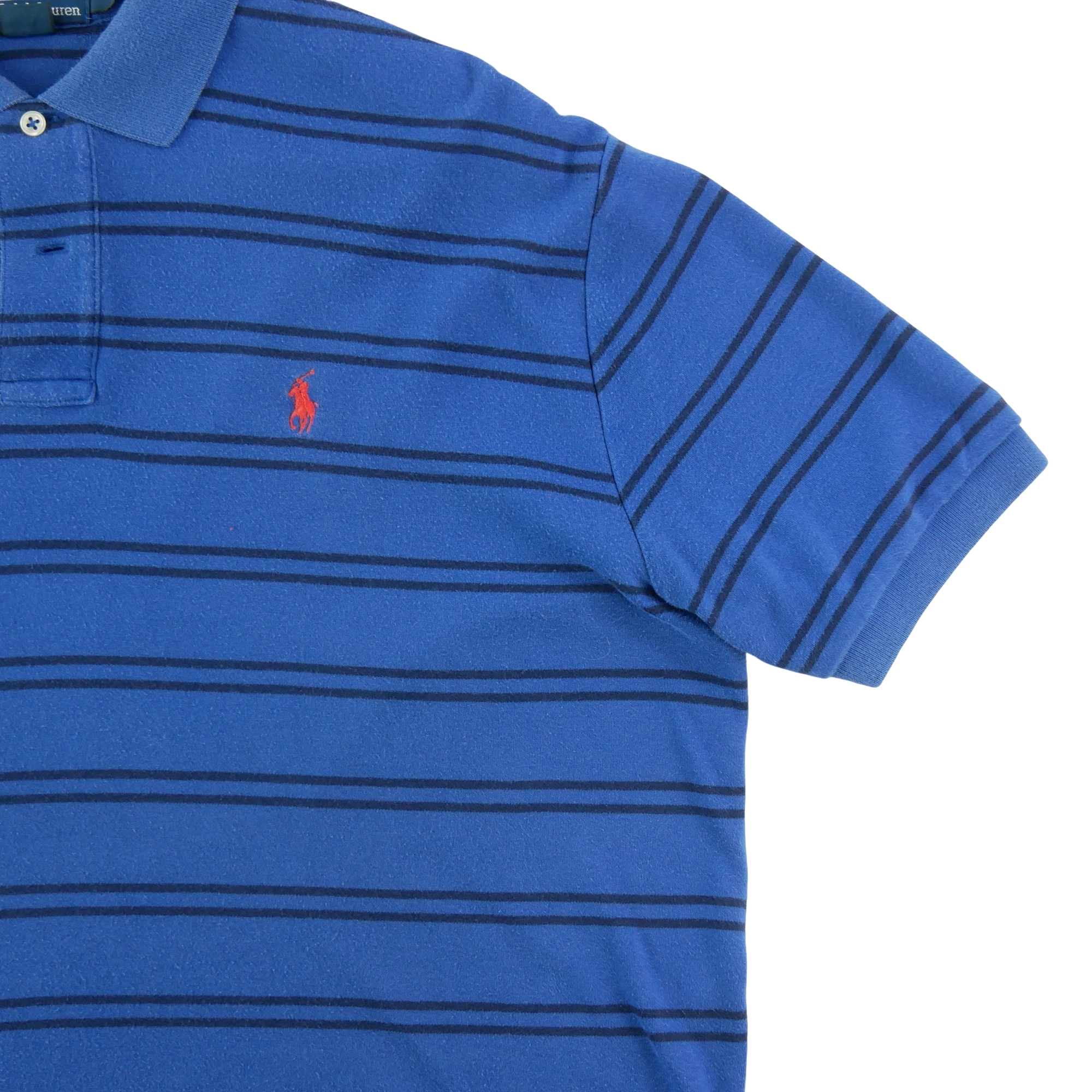 Polo manches courtes Homme Bleu 4