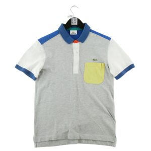 Polo manches courtes homme gris Lacoste Motif chine Col Polo