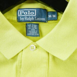 Polo manches courtes homme jaune Polo Ralph Lauren Col Polo