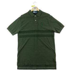 Polo manches courtes homme kaki Polo Ralph Lauren Col Polo