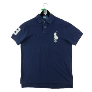 Polo manches courtes homme marine Polo Ralph Lauren Col Polo
