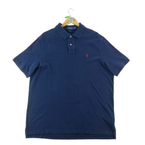 Polo manches courtes homme marine Polo Ralph Lauren Col Polo