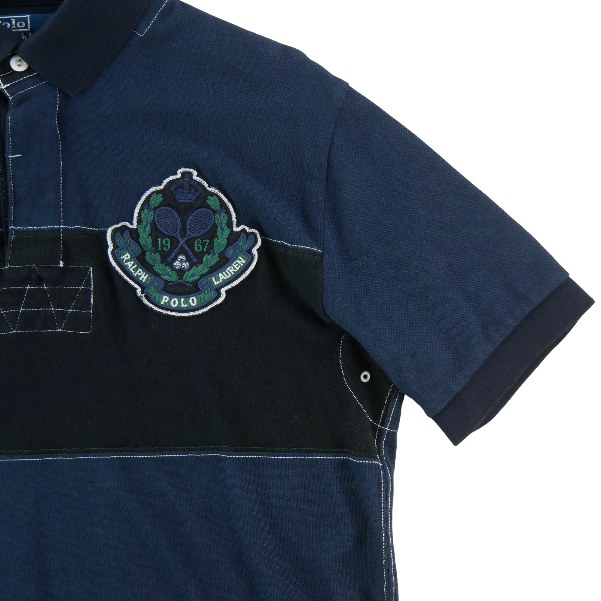Polo manches courtes Homme Marine 5