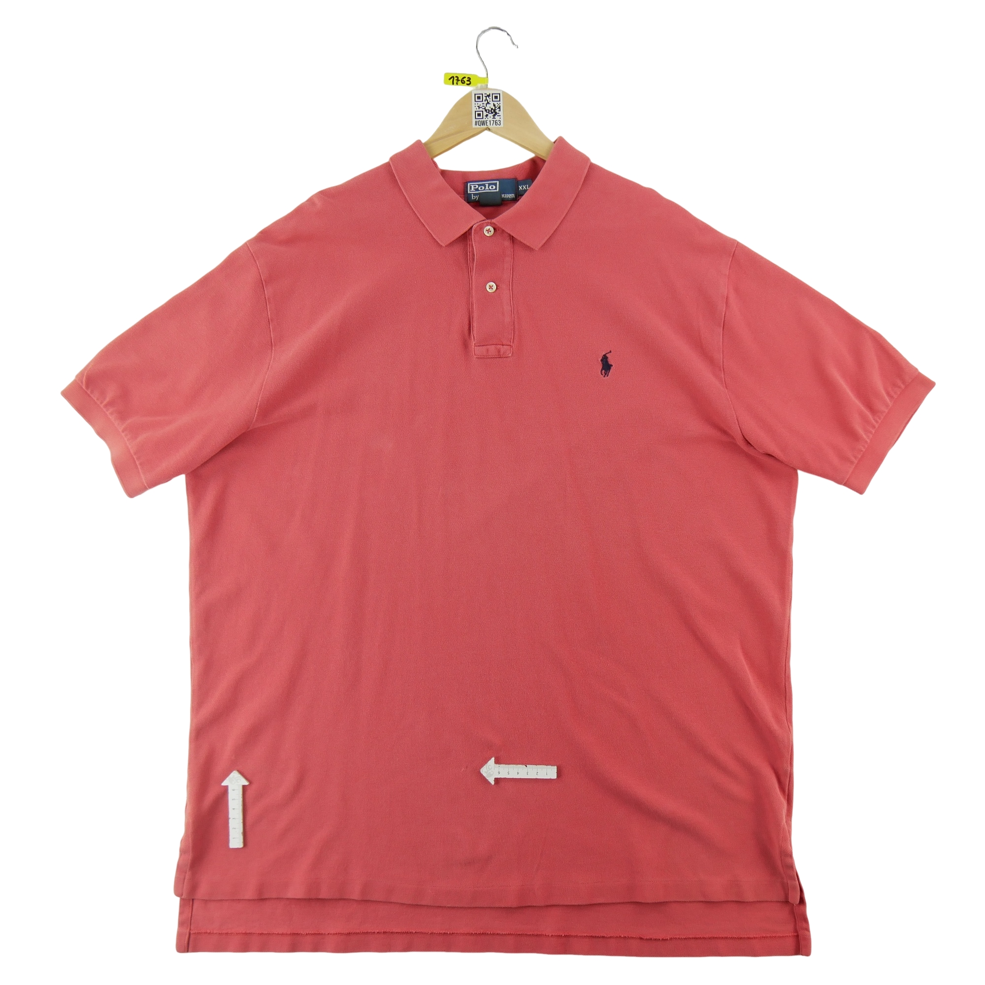 Polo manches courtes Homme Orange 4