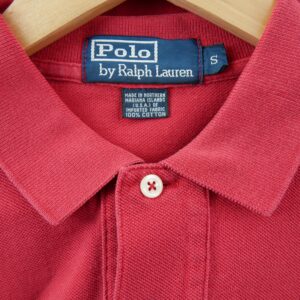 Polo manches courtes homme rouge Polo Ralph Lauren Col Polo