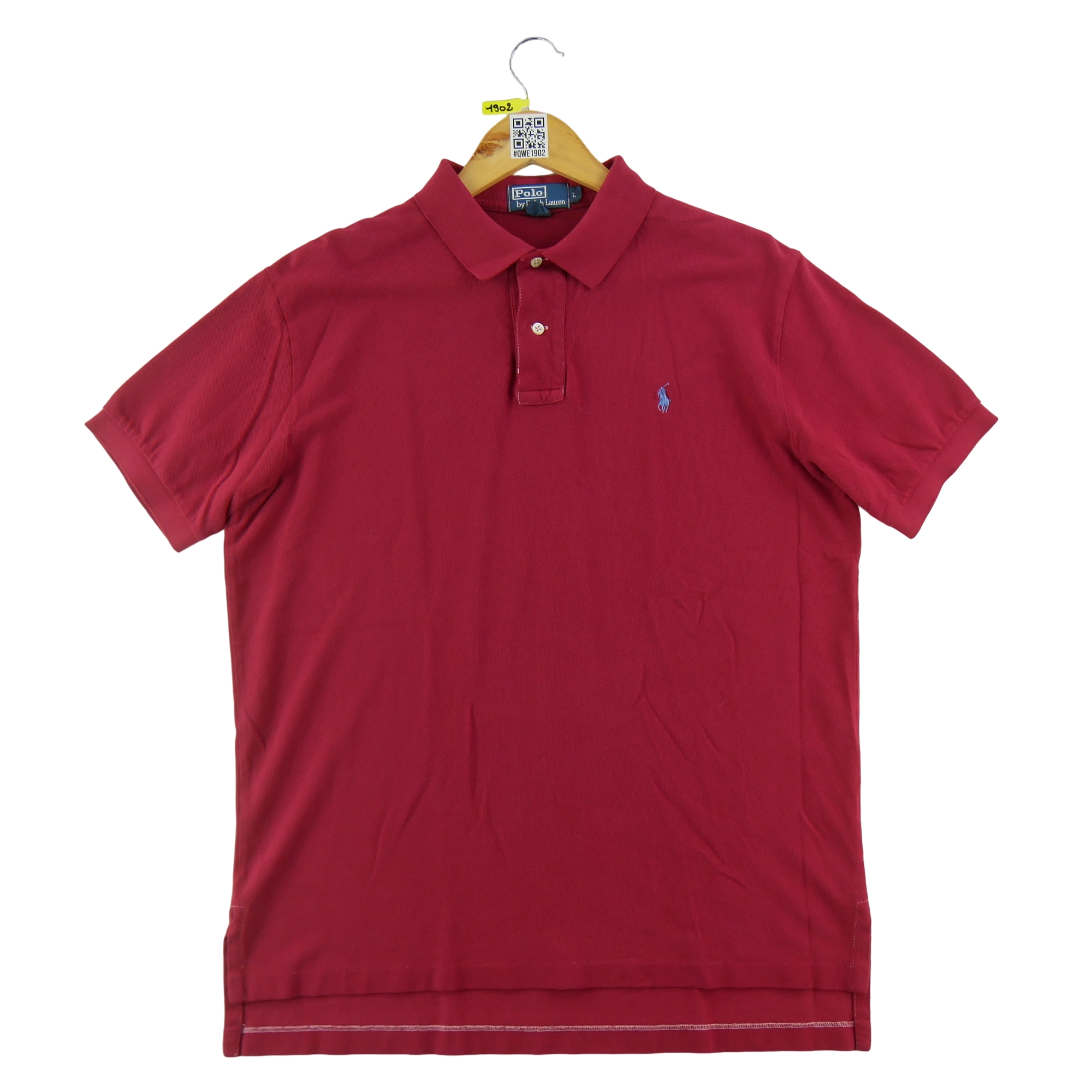 Polo manches courtes Homme Rouge 2
