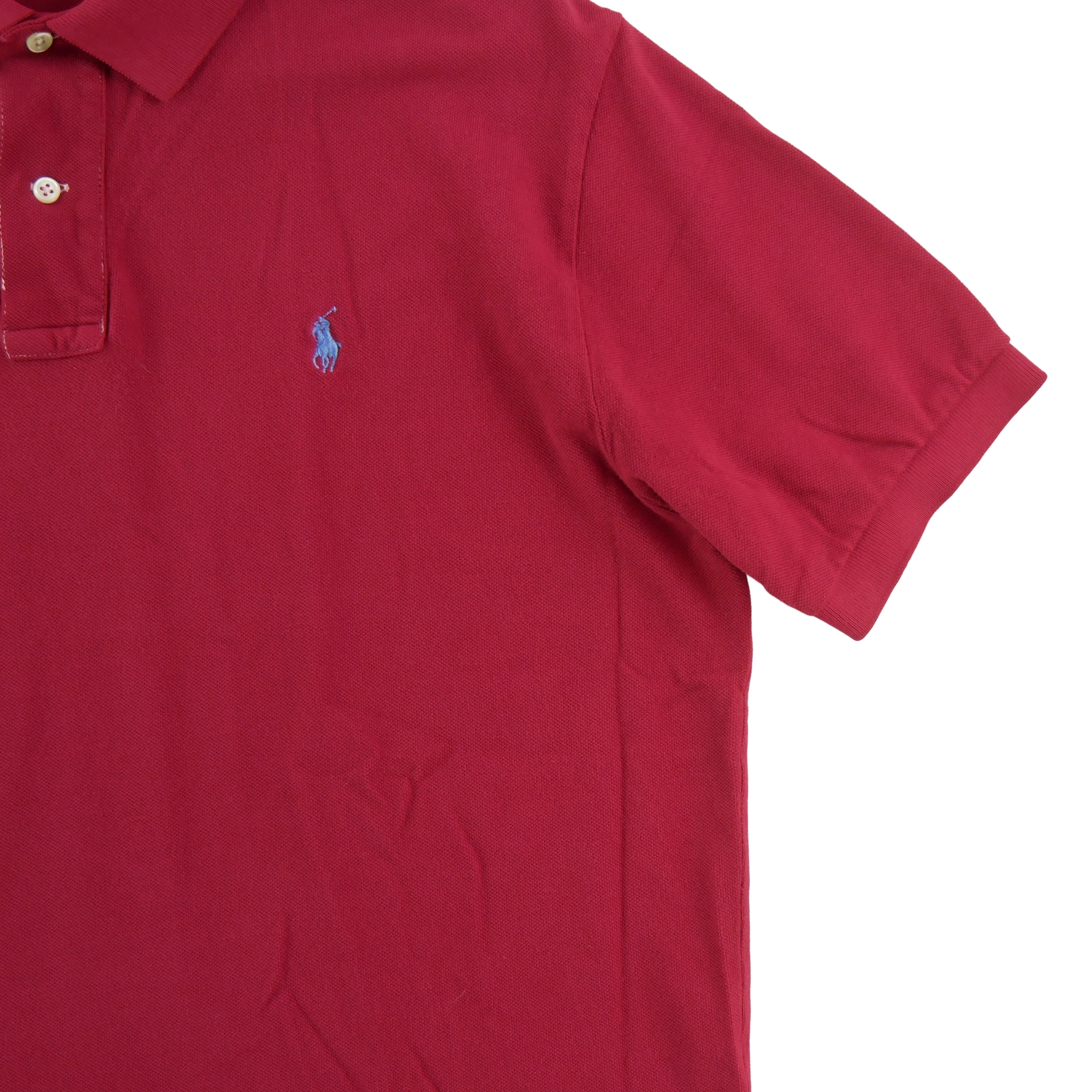 Polo manches courtes Homme Rouge 5
