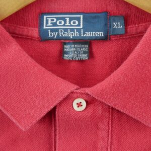 Polo manches courtes homme rouge Polo Ralph Lauren Col Polo