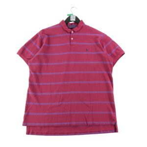 Polo manches courtes homme rouge Polo Ralph Lauren Motif a rayures Col Polo