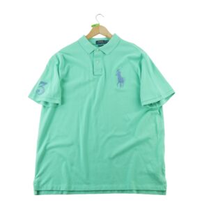 Polo manches courtes homme turquoise Polo Ralph Lauren Col Polo