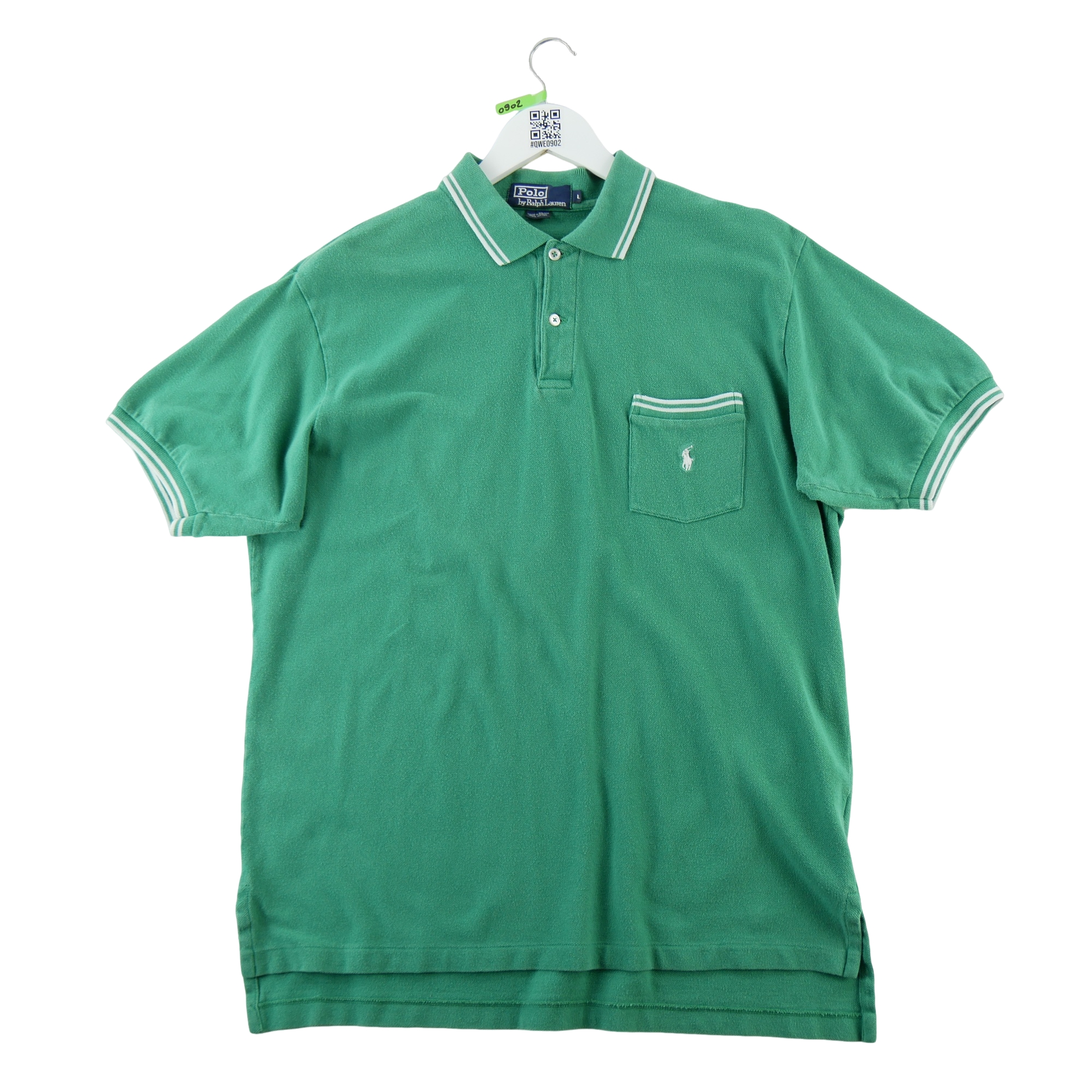 Polo manches courtes homme vert Polo Ralph Lauren Col Polo