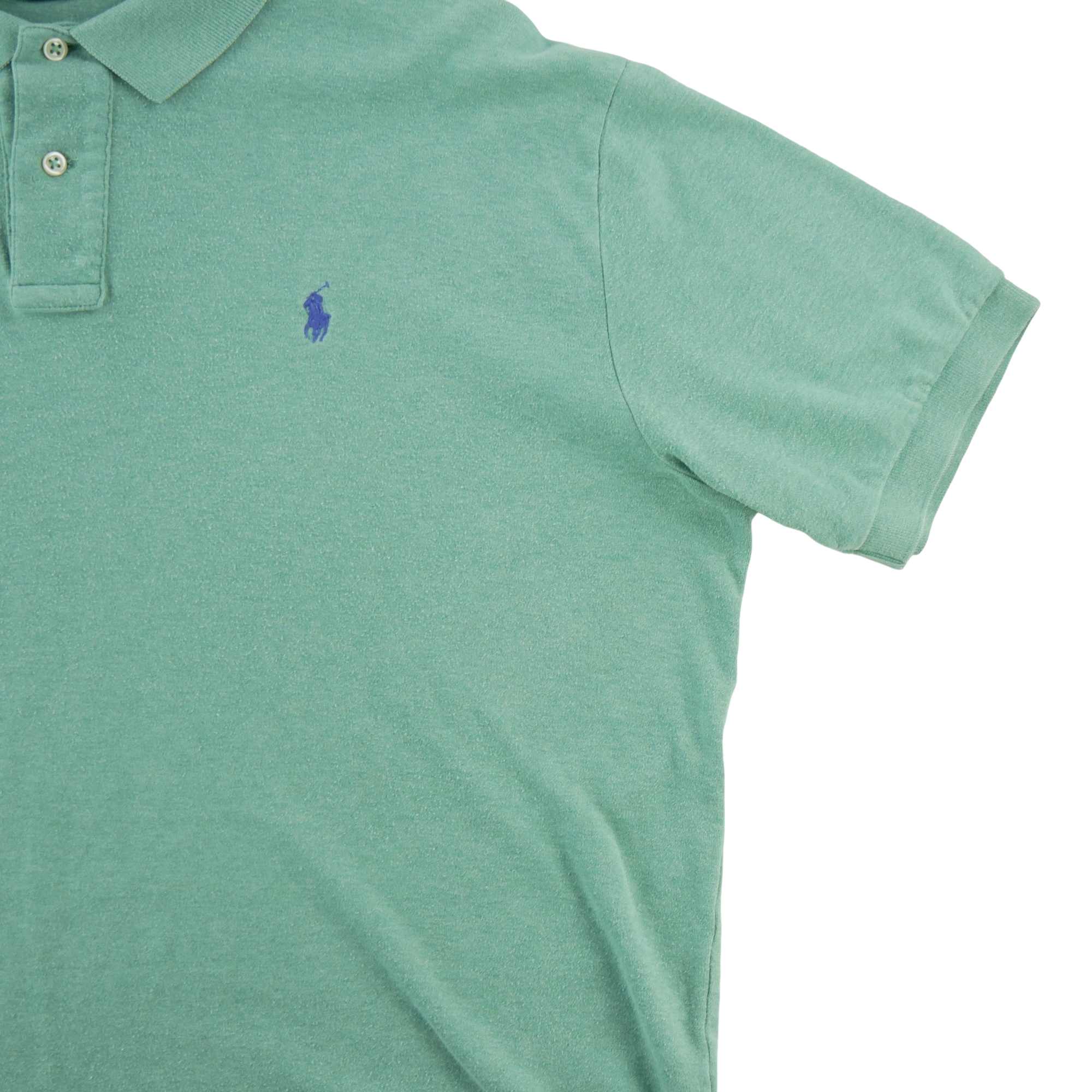 Polo manches courtes Homme Vert 7