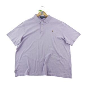 Polo manches courtes homme violet Polo Ralph Lauren Col Polo