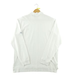 Polo manches longues homme blanc Polo Ralph Lauren Col Polo