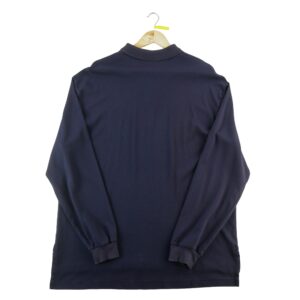 Polo manches longues homme marine Polo Ralph Lauren Col Polo