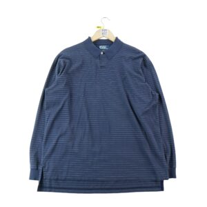 Polo manches longues homme marine Polo Ralph Lauren Motif a rayures Col Polo