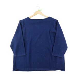 Pull femme manches longues marine Lauren Ralph Lauren Col Rond
