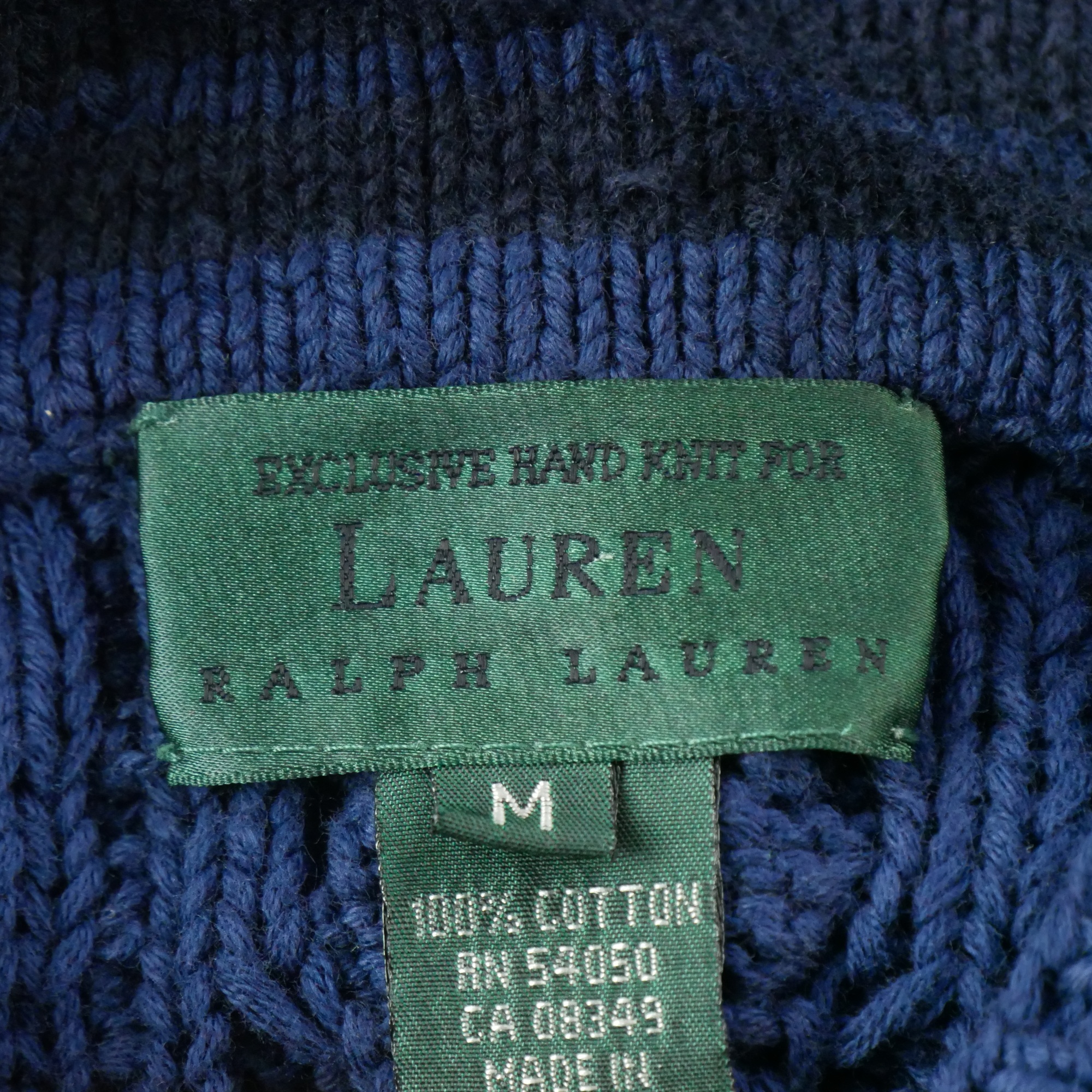 Pull Femme Exclusive Cable-Knit Marine 5