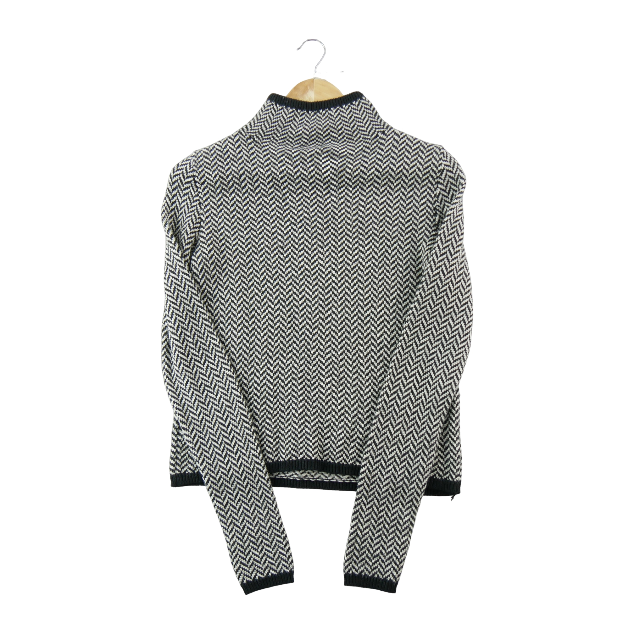 Pull Femme en laine Noir 2