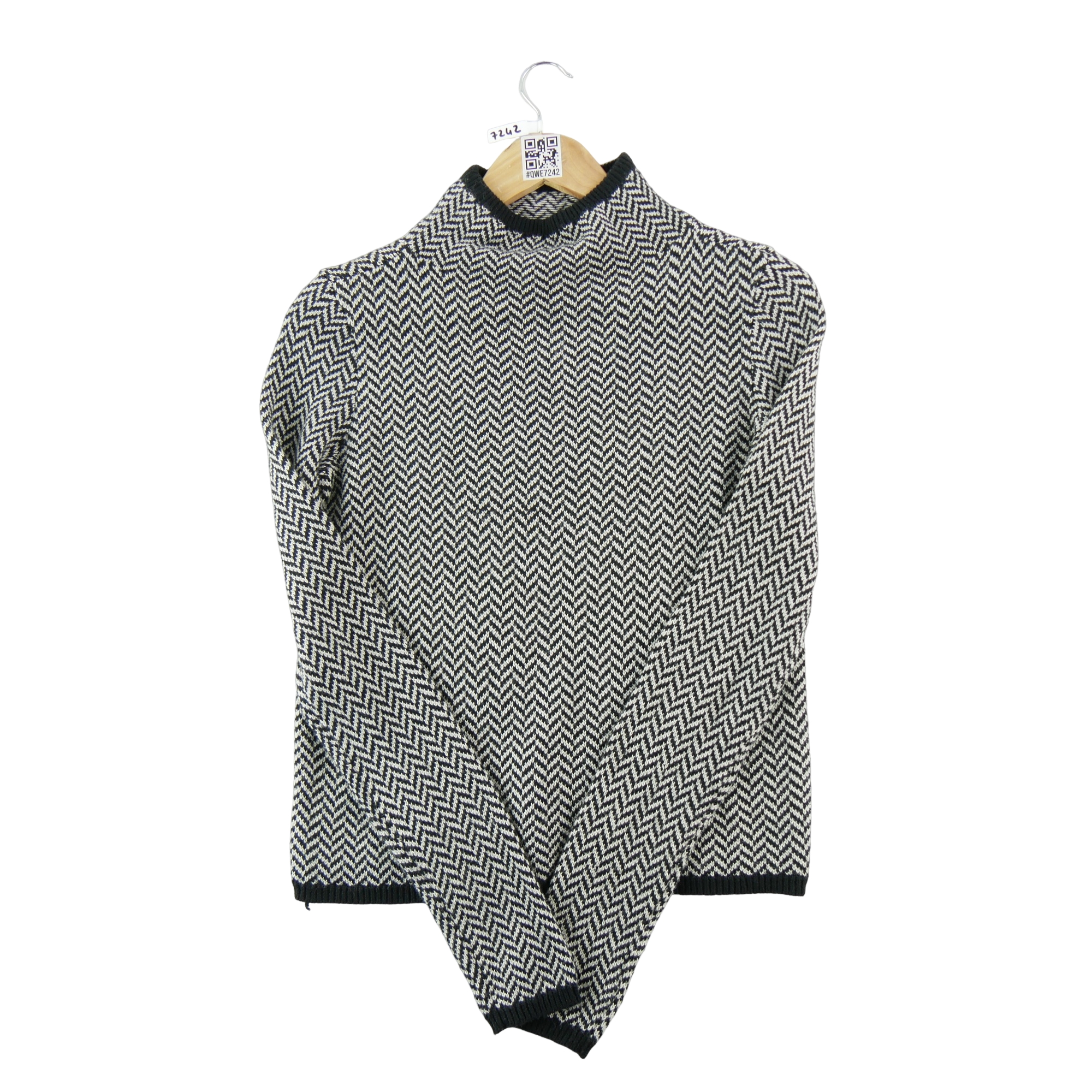 Pull Femme en laine Noir 3