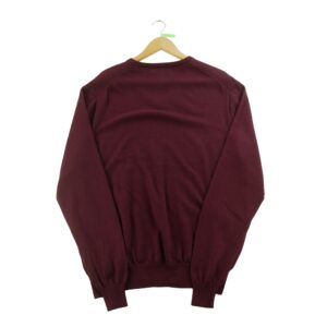 Pull homme manches longues bordeaux Polo Ralph Lauren Col V