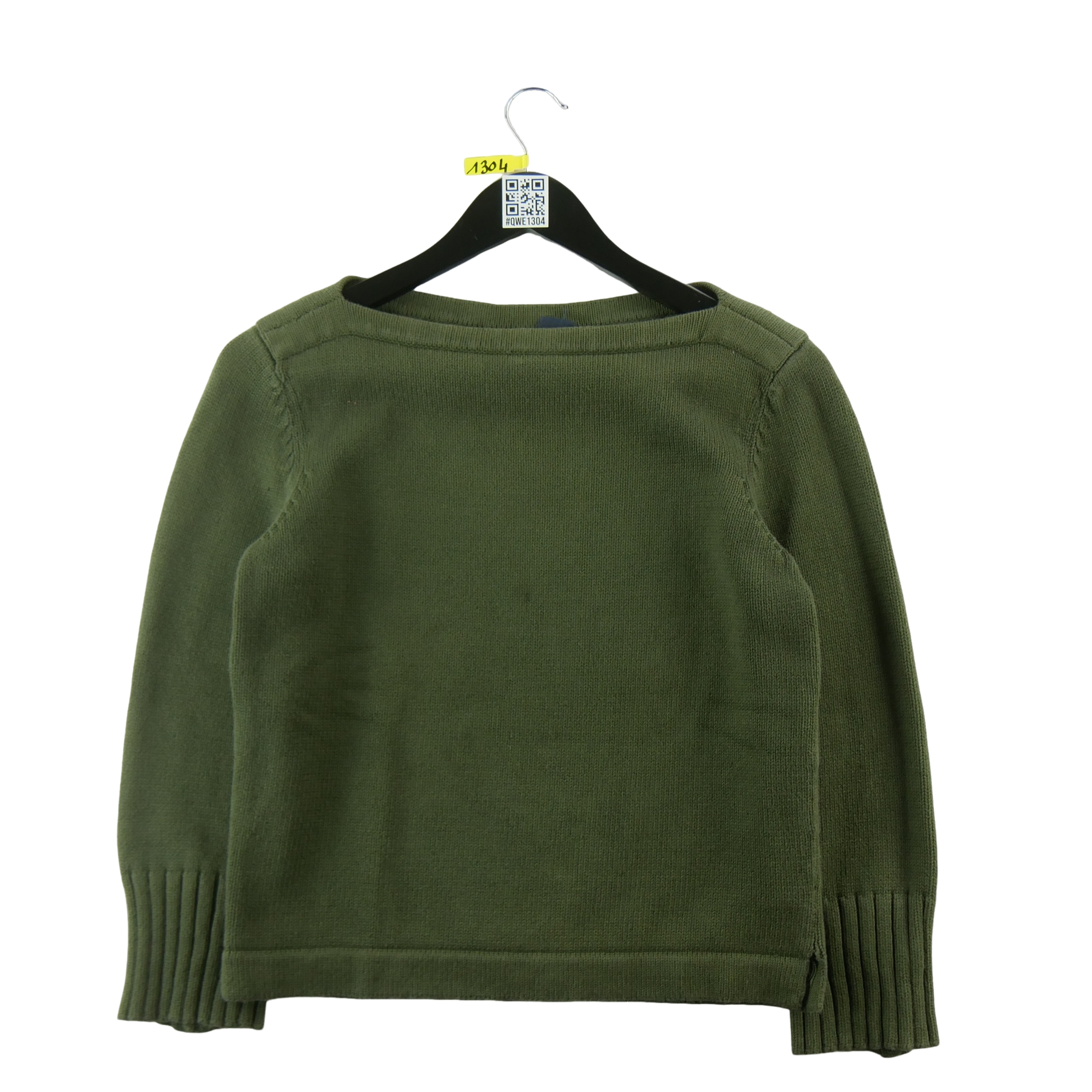 Pull homme manches longues kaki Lauren Ralph Lauren Col Rond