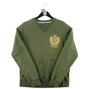 Pull homme manches longues kaki Polo Ralph Lauren Col Rond