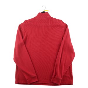 Pull homme manches longues rouge Chaps Col Montant