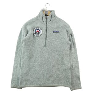 Pull polaires femme manches longues gris Patagonia Motif chine Col Montant
