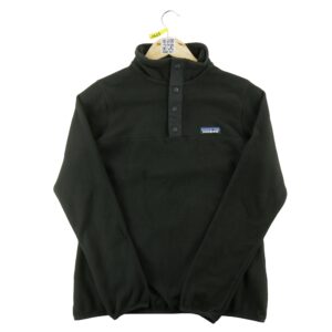 Pull polaires femme manches longues noir Patagonia Col Montant