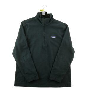 Pull polaires homme manches longues noir Patagonia Col Montant