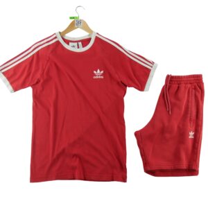 Survetement homme rouge Adidas