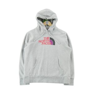 Sweat a capuche femme manches longues gris The North Face Col Rond