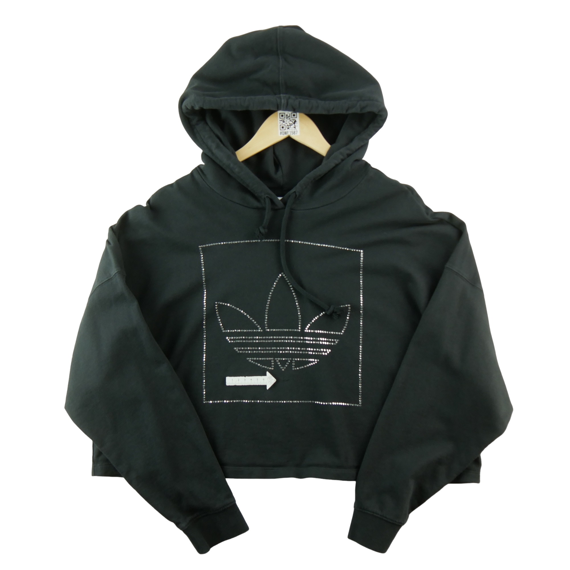 Sweat à capuche Femme Crop Hoodie 3