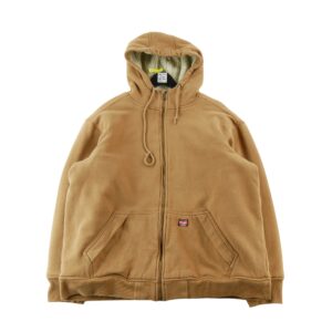 Sweat a capuche homme manches longues beige Wrangler Col Rond