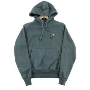 Sweat a capuche homme manches longues gris Champion Col Rond