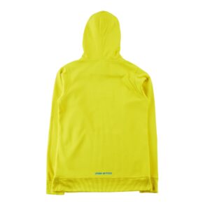 Sweat a capuche homme manches longues jaune Under Armour Col Rond