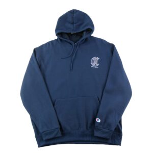Sweat a capuche homme manches longues marine Champion Col Rond
