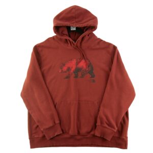 Sweat a capuche homme manches longues marron The North Face Col Rond