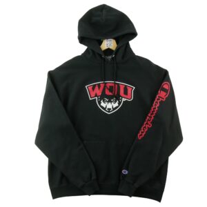 Sweat a capuche homme manches longues noir Champion Col Rond