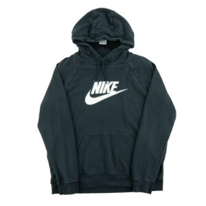 Sweat a capuche homme manches longues noir Nike Col Montant