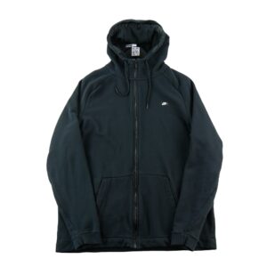 Sweat a capuche homme manches longues noir Nike Col Montant