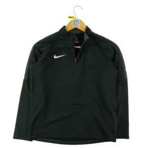 Sweat enfant manches longues noir Nike Col Montant