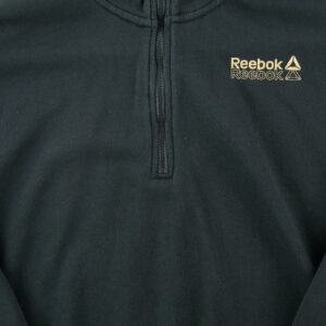 Sweat enfant manches longues noir Reebok Col Montant
