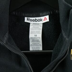 Sweat enfant manches longues noir Reebok Col Montant