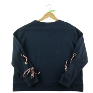 Sweat femme manches longues marine Tommy Hilfiger Col Rond