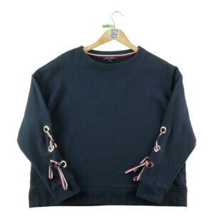 Sweat femme manches longues marine Tommy Hilfiger Col Rond