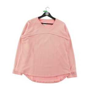 Sweat femme manches longues rose The North Face Col Rond