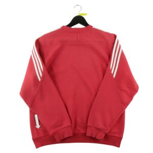 Sweat femme manches longues rouge Adidas Col Rond