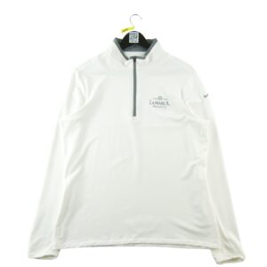 Sweat homme manches longues blanc Nike Col Montant